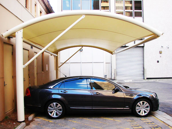 double cantilever car parking shade